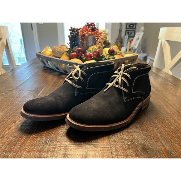 Johnston & Murphy Men\'s Black Suede Chukka Boots Size 8.5 M main image 4
